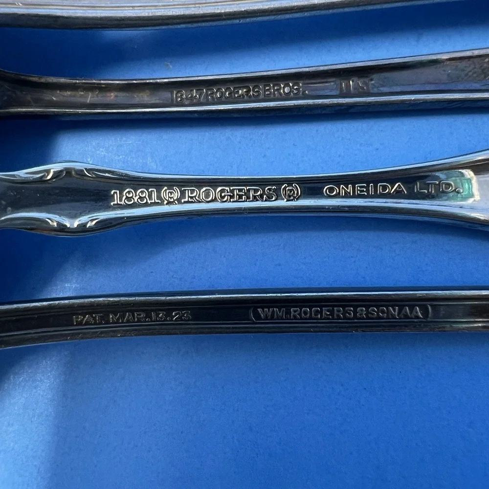 Rogers Silverware Flatware Lot WM Rogers Bros IS XS Triple Plate Vintage‎ Mixed